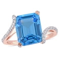 thumbnail image 1 of Everly Women's Topaz 14K Rose Gold Engagement Ring, 1 of 8