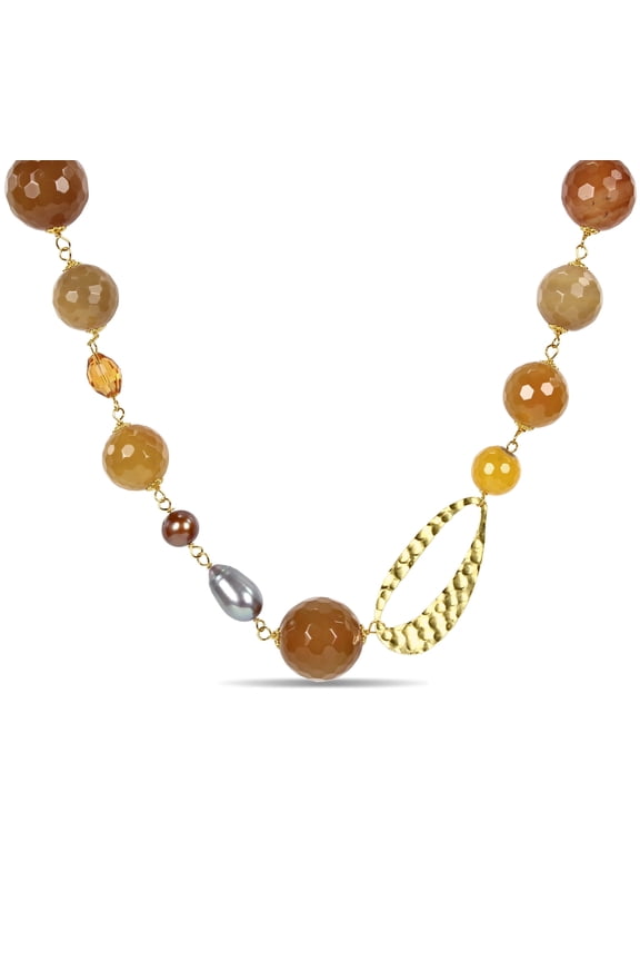 Women's Yellow Gold Plated Necklace