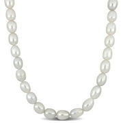 Miabella Women's 9.5-12mm Freshwater Pearl Endless Necklace