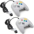 thumbnail image 1 of Miadore 2 Pack Mini Wired Controller Retro Gamepad Joystick for N64 Console Video Games System(Gray), 1 of 8