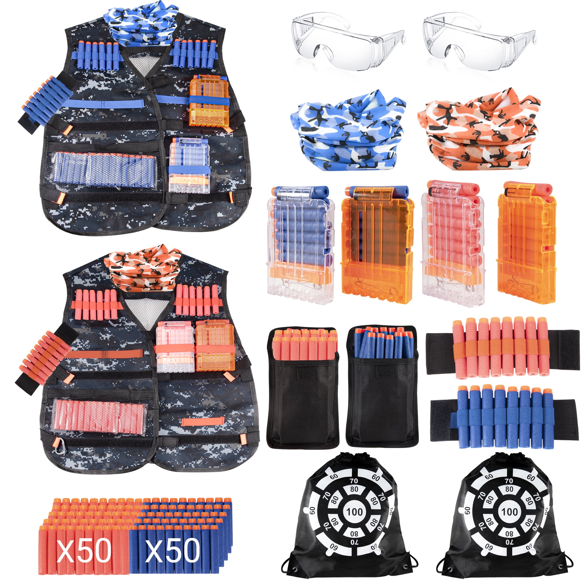 Children's Tactical Vest Kit For Nerf Gun Series For Boys With  Accessories