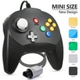 thumbnail image 1 of Miadore N64 Mini Controller, Wired Mini N64 Controller Gamepad Remote for N64 Console Video Games System（Black）, 1 of 7