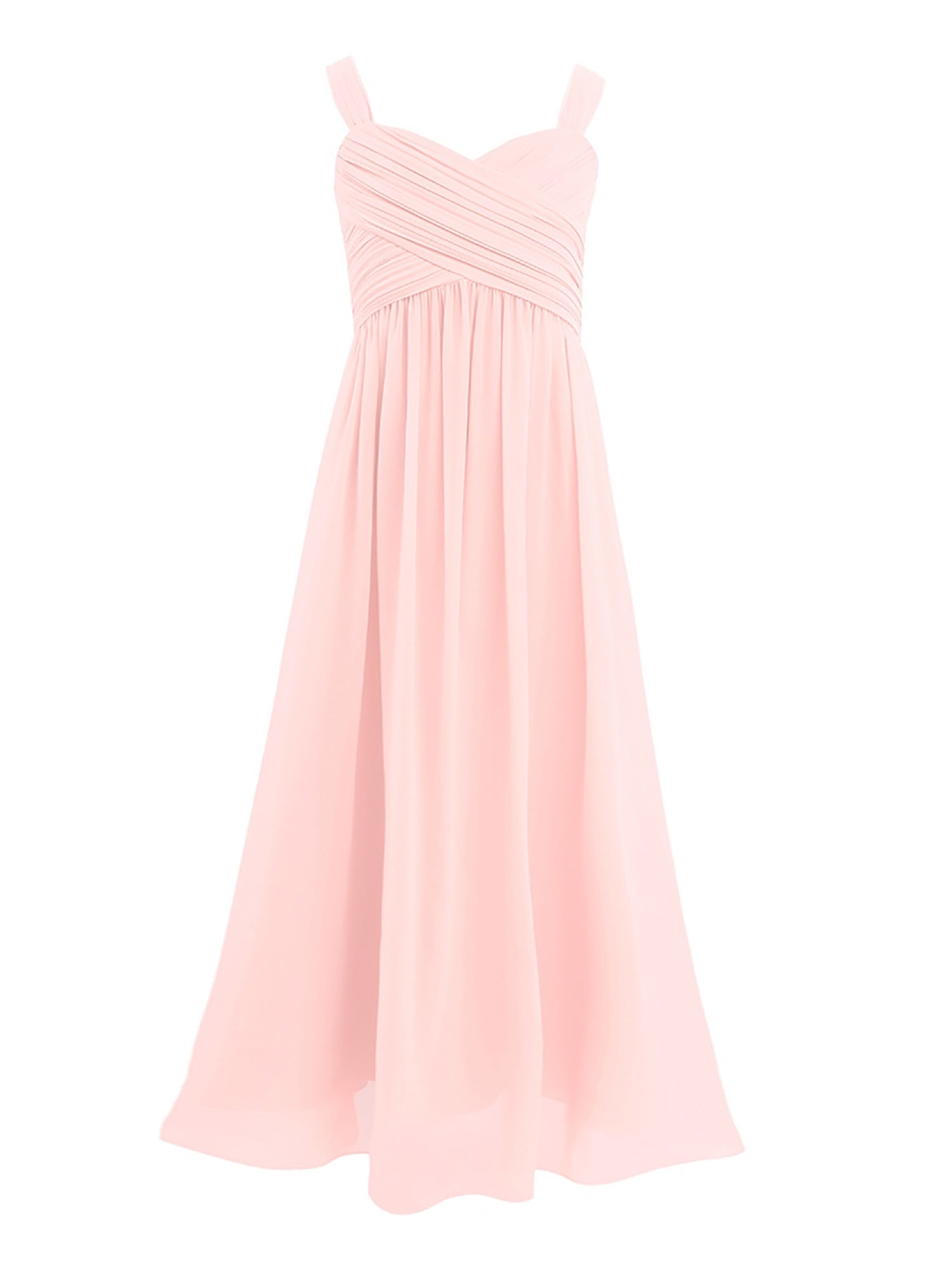 Maria Glamorous Premium Pink Wedding Party Dress for Girls