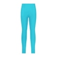 thumbnail image 1 of Miaeowve Little Kids Girls Elastic Waist Athletic Leggings Gymnastic Leotard Unitard Tights Pants for Lake Blue 10, 1 of 6