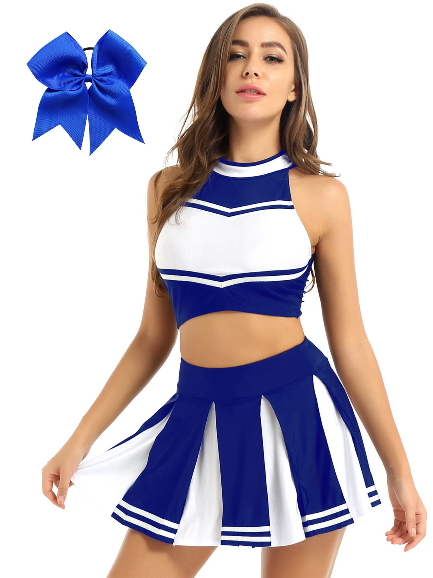 Miaeowve Women Girls Cheerleading Outfits Cheer Leader Uniform