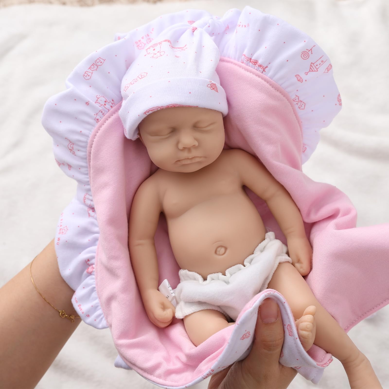 Miaio 12 Boy Micro Preemie Silicone Doll Lifelike Mini Reborn Anti Stress Walmart