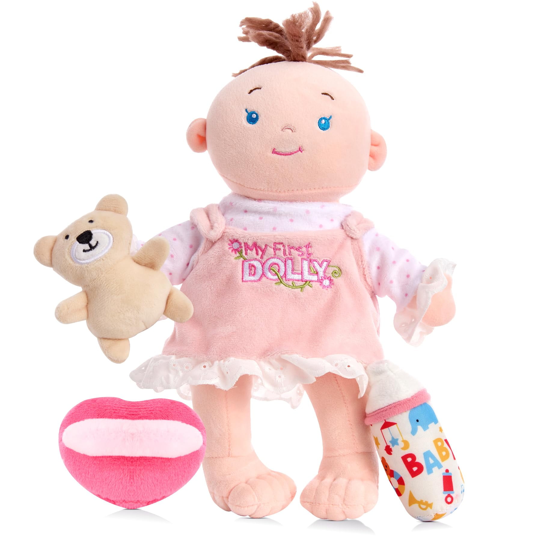 Miaio 12 inch Soft Cloth Doll Baby Girls Cute Cuddly Stuffed Toy Girl ...