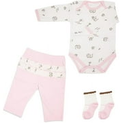 Miaio Baby Doll Matching Outfit Accessories Gift Set, 3 Pieces