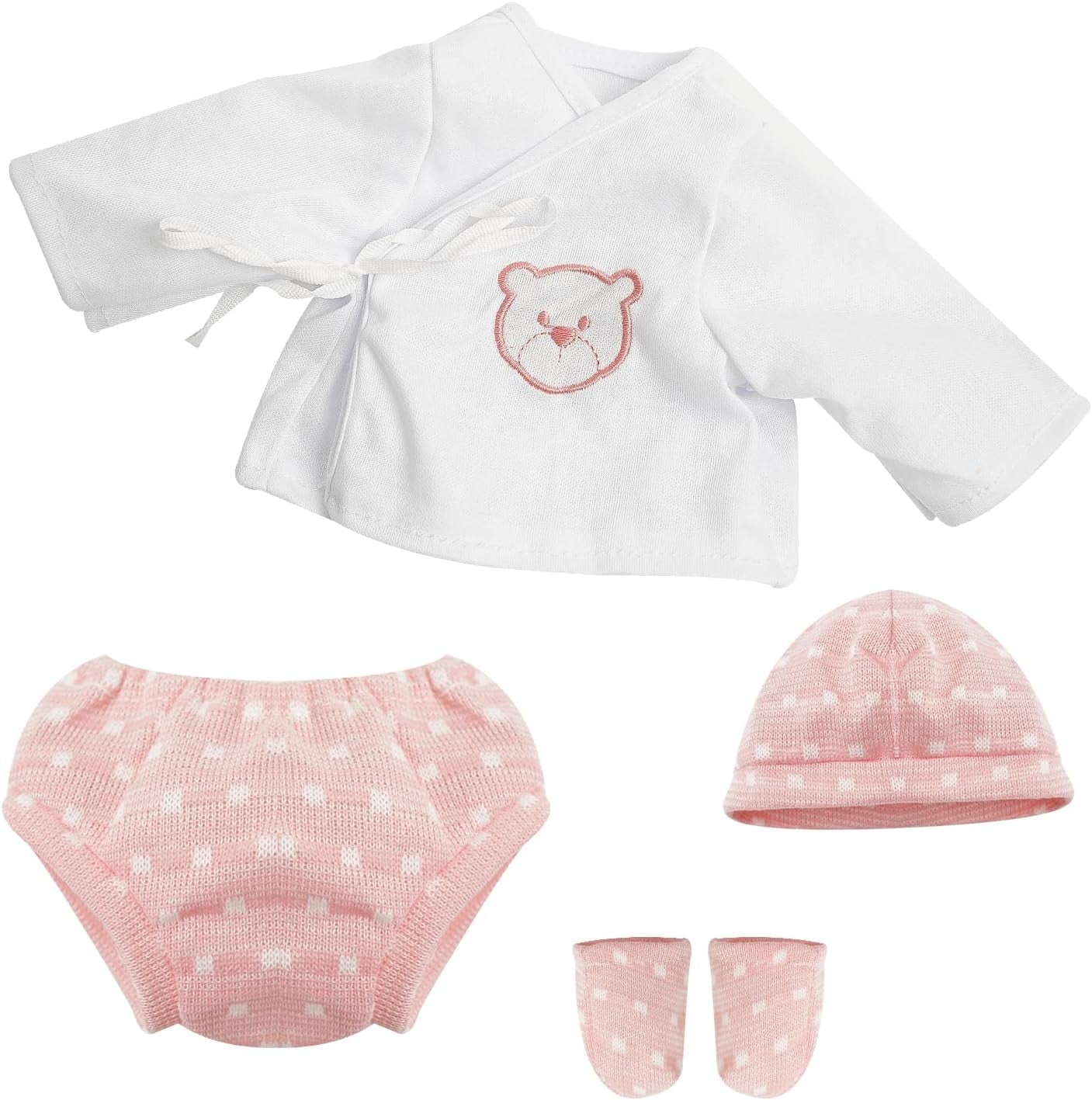 Miaio Handmade Reborn Baby Dolls Girl Clothes Sets, 12-14'', 3 Pack