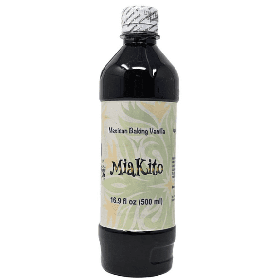 Miakito Pure Amber Mexican Baking Vanilla Extract, 500ml (16.9 ounces)