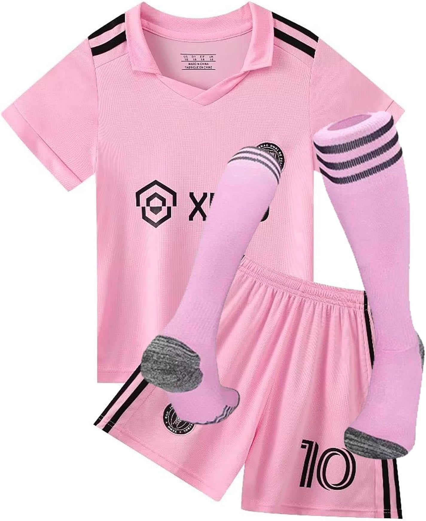 Miami 10 LnMss Soccer Jerseys Kids Adults Shirt Shorts Socks 3 Pieces miami-10-lnmss-soccer-jerseys-kids-adults-shirt-shorts-socks-3-pieces