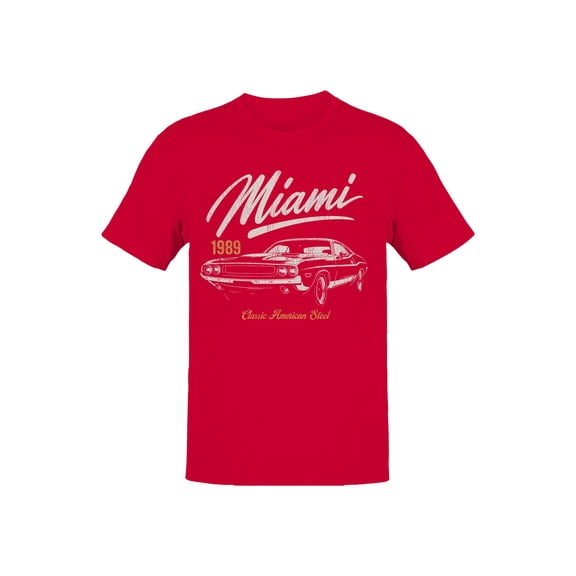 Miami 1989 Classic Car Design Men's T-shirt