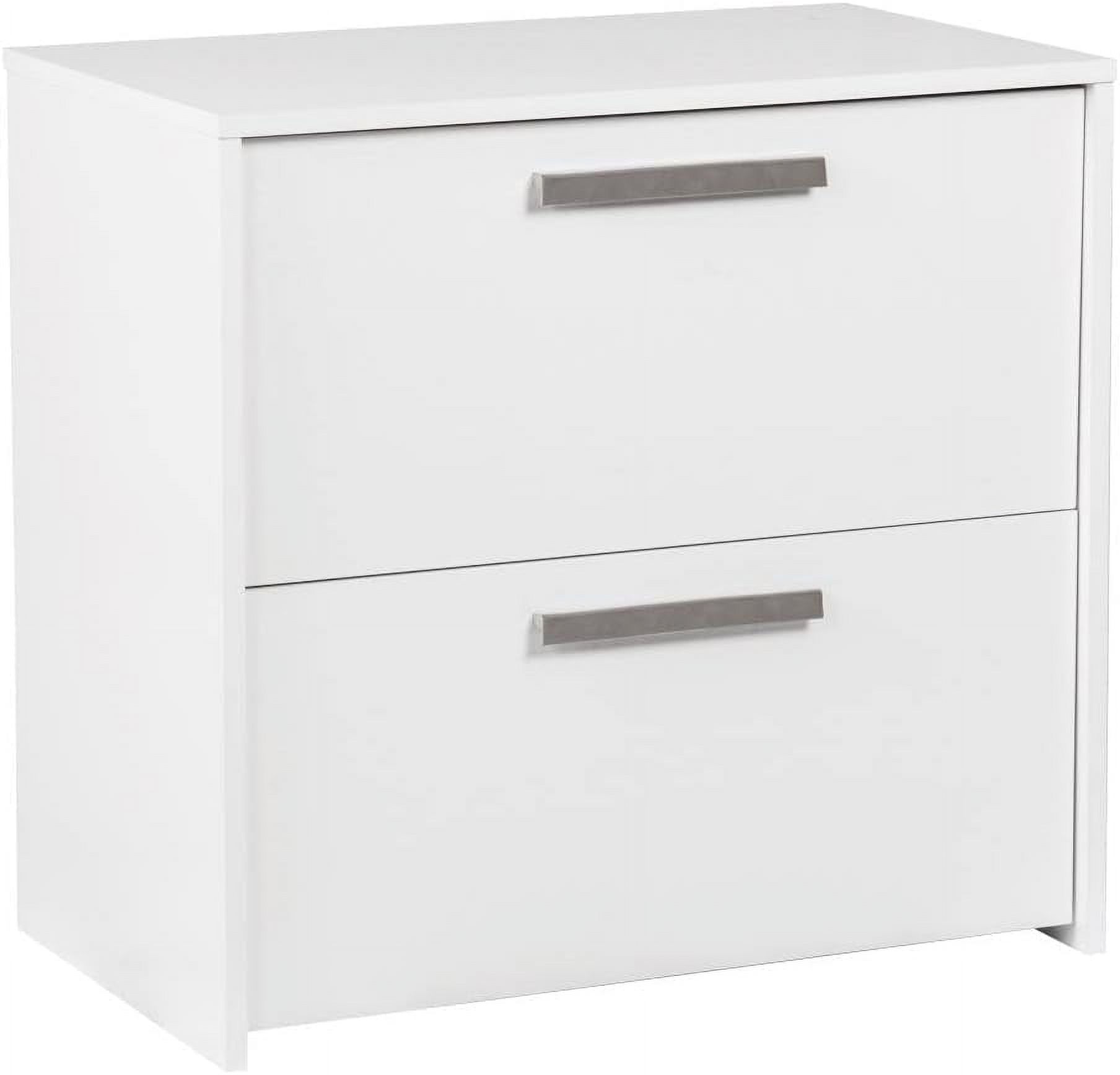 Miami 2Drawer Modern Wood Lateral File In White