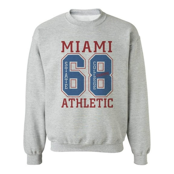 Miami Athletic Team Vintage Sweatshirt Men -Image by Shutterstock, Male Small