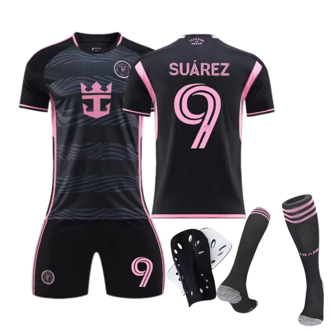 Miami Away Jersey Size 10 Messi Children's Adult Set Football Jersey