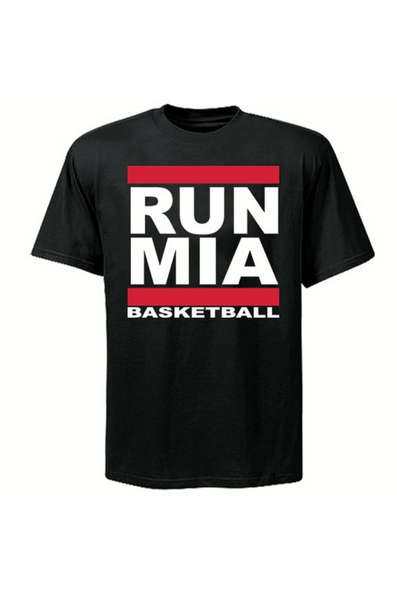 Miami Basketball 'RUN MIA' T-Shirt L