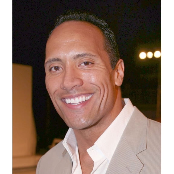 Miami Beach, FL 3-16-2006.Dwayne Johnson (The Rock) at the GenART Fresh Faces in Fashion Runway Show at the Doubletree Surfcomber Hotel. Photo by Brett Hufziger (Dwayne Johnson4471) Poster Print (16 x