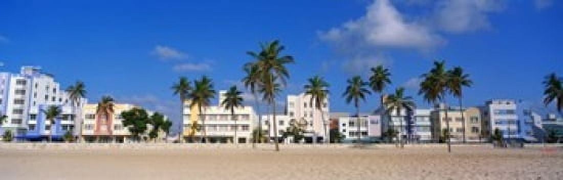Miami Beach FL Canvas Art - Panoramic Images (18 x 6)
