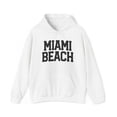 thumbnail image 1 of Miami Beach Fl Florida Moving Away Hoodie, Gifts, Hooded Sweatshirt, 1 of 4
