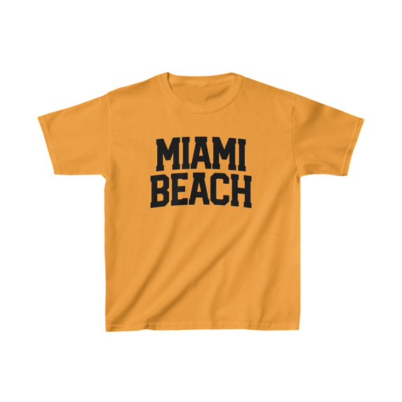 Miami Beach Fl Florida Moving Away Kids Shirt Gifts Youth Tee Tshirt