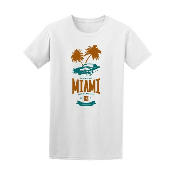 Miami Beach Florida Paradise Tee Men's -Image by Shutterstock