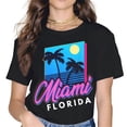 thumbnail image 1 of Miami Beach Retro Florida Gifts And Souvenirs Boys & Girls T-Shirt, 1 of 3