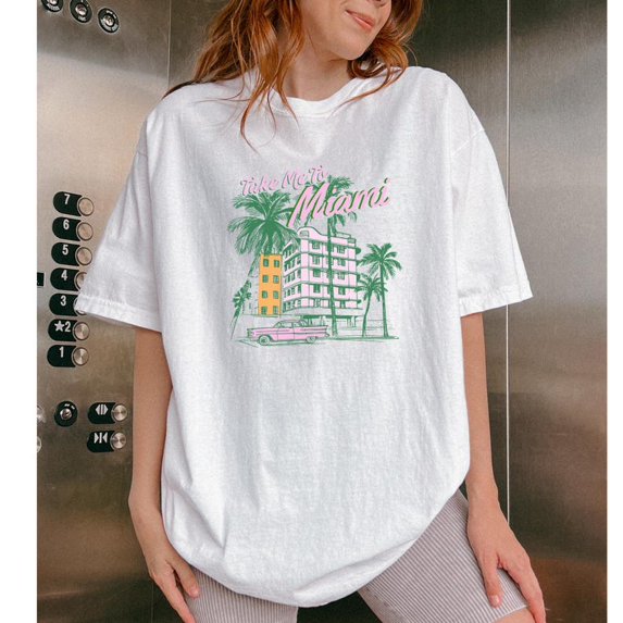 Miami Beach Retro T-Shirt | Vintage Florida Souvenir