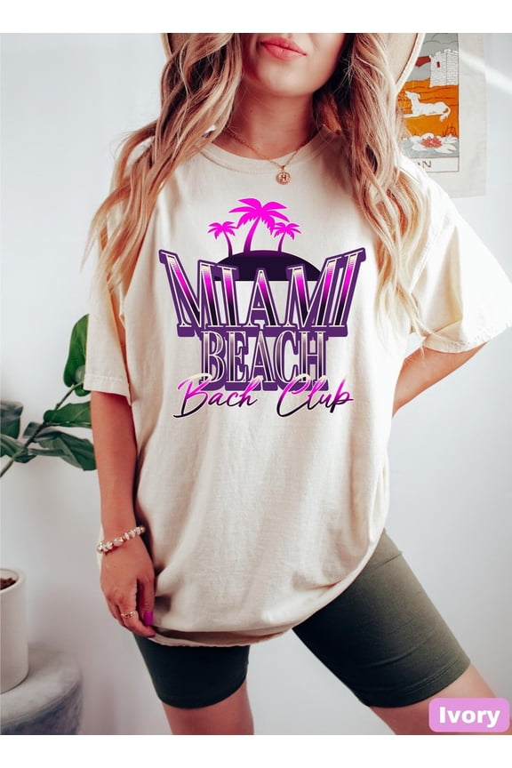 Miami Beach T-Shirt All Size S-3XL