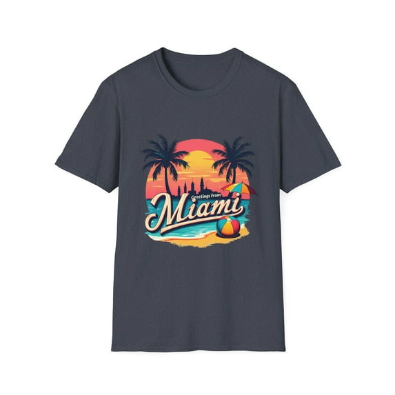 Miami Beach Vacation Graphic T-Shirt