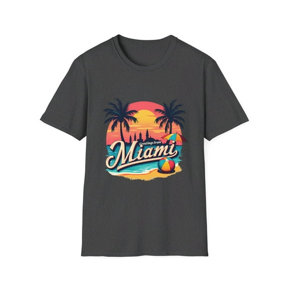 Miami Beach Vacation Graphic T-Shirt