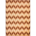 thumbnail image 1 of Miami Bourban Chevron Rug, Gold - 8 ft. 2 in. x 9 ft. 10 in., 1 of 1