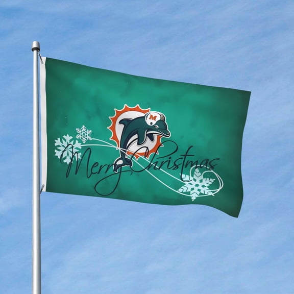 Miami Brand New Outdoor Double Sided Flag 3x5ft, Football Team Custom Garden Flag Fan Game Flag Home Decor Flag Fan Gift