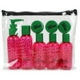 thumbnail image 1 of Miami CarryOn 9 Piece TSA Approved Travel Bottle Set - BPA Free (Watermelon), 1 of 7
