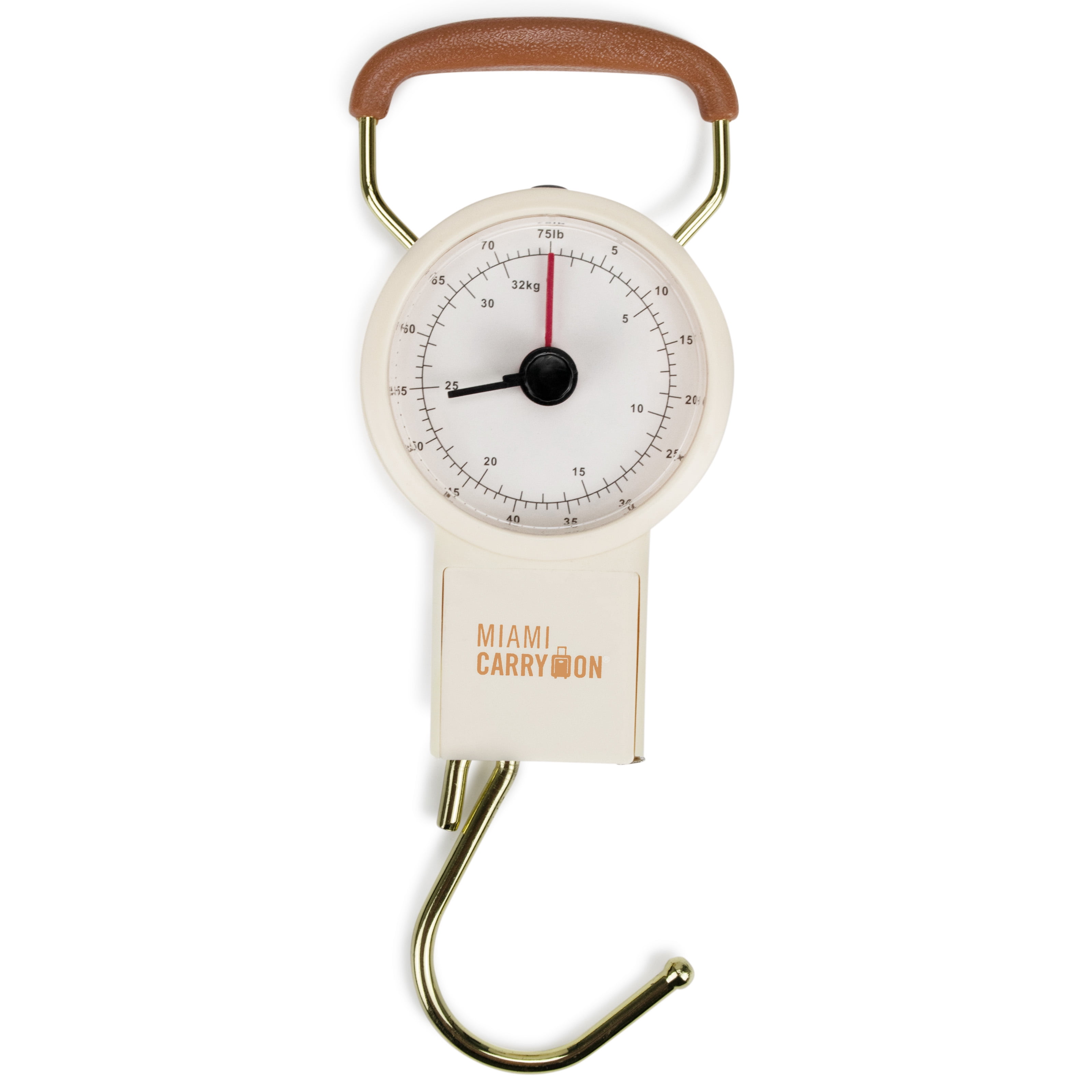  Mechanical Luggage Scale with Tape Measure, Up to 75