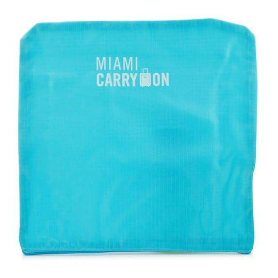 Miami CarryOn Packing Cubes Travelers' Luggage Organizer Kit (Light Blue)