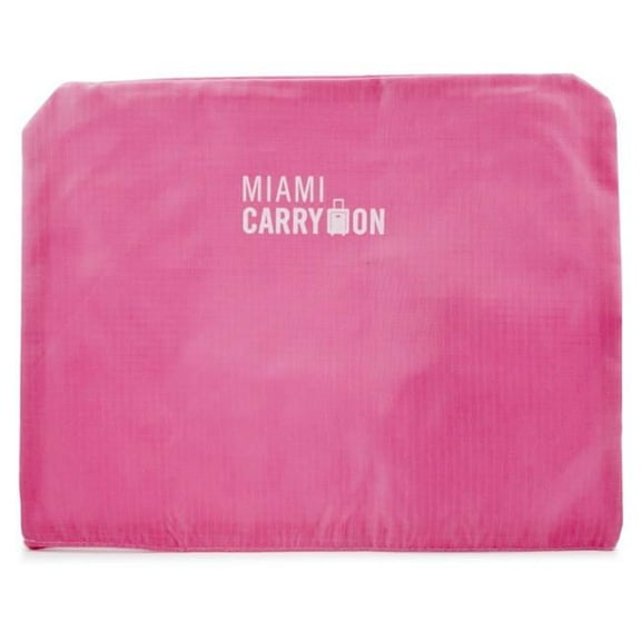 Miami CarryOn Packing Cubes Travelers' Luggage Organizer Kit (Pink)
