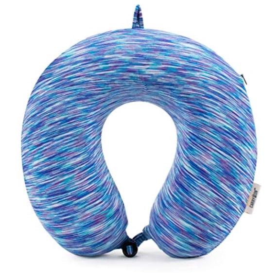Miami CarryOn Space Dye Memory Foam Travel Pillow/Neck Pillow