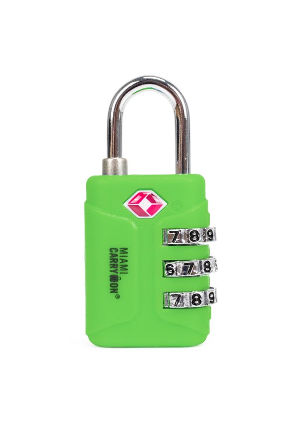 Naftali TLL05LG Tsar 3 Combination Lock - Light Green