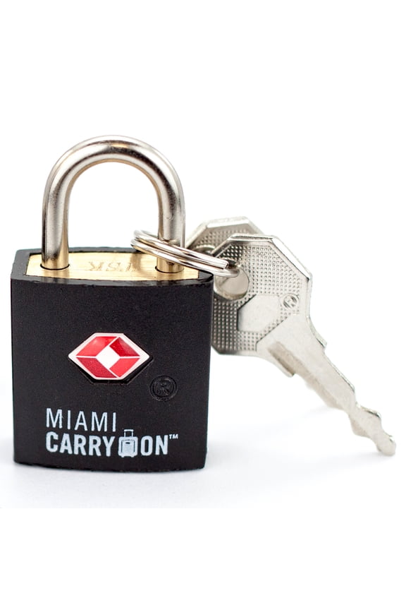 TLL03BK Tsar 1 Lock 2 Keys Blister - Black