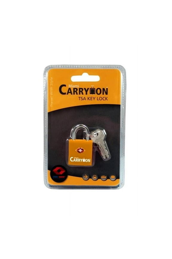 TLL03OR Tsar 1 Lock 2 Keys Blister - Orange