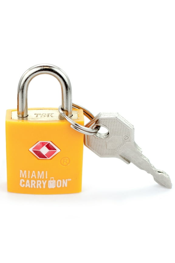 TSA Approved Padlock - TSA Keyed Luggage Lock - Orange