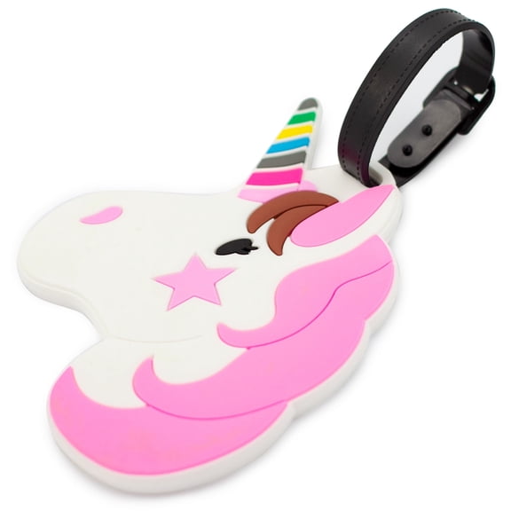 Miami CarryOn Unicorn Head Luggage Tags - Set of 2