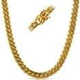 thumbnail image 1 of Miami Cuban 3X IP Gold Stainless Steel Chain (30", 10 MM), 1 of 1