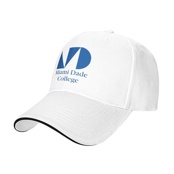 Miami Dade College Casual Sandwich Baseball Cap Adjustable For Men For Women