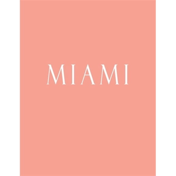 Miami: Decorative Book to Stack Together on Coffee Tables, Bookshelves and Interior Design - Add Bookish Charm Decor to Your