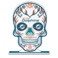 thumbnail image 1 of Miami Dolphins 10" Sugar Skull Standee, 1 of 2