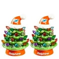 thumbnail image 1 of Miami Dolphins 2-Pack 4" Ceramic LED Christmas Tree Set, 1 of 3