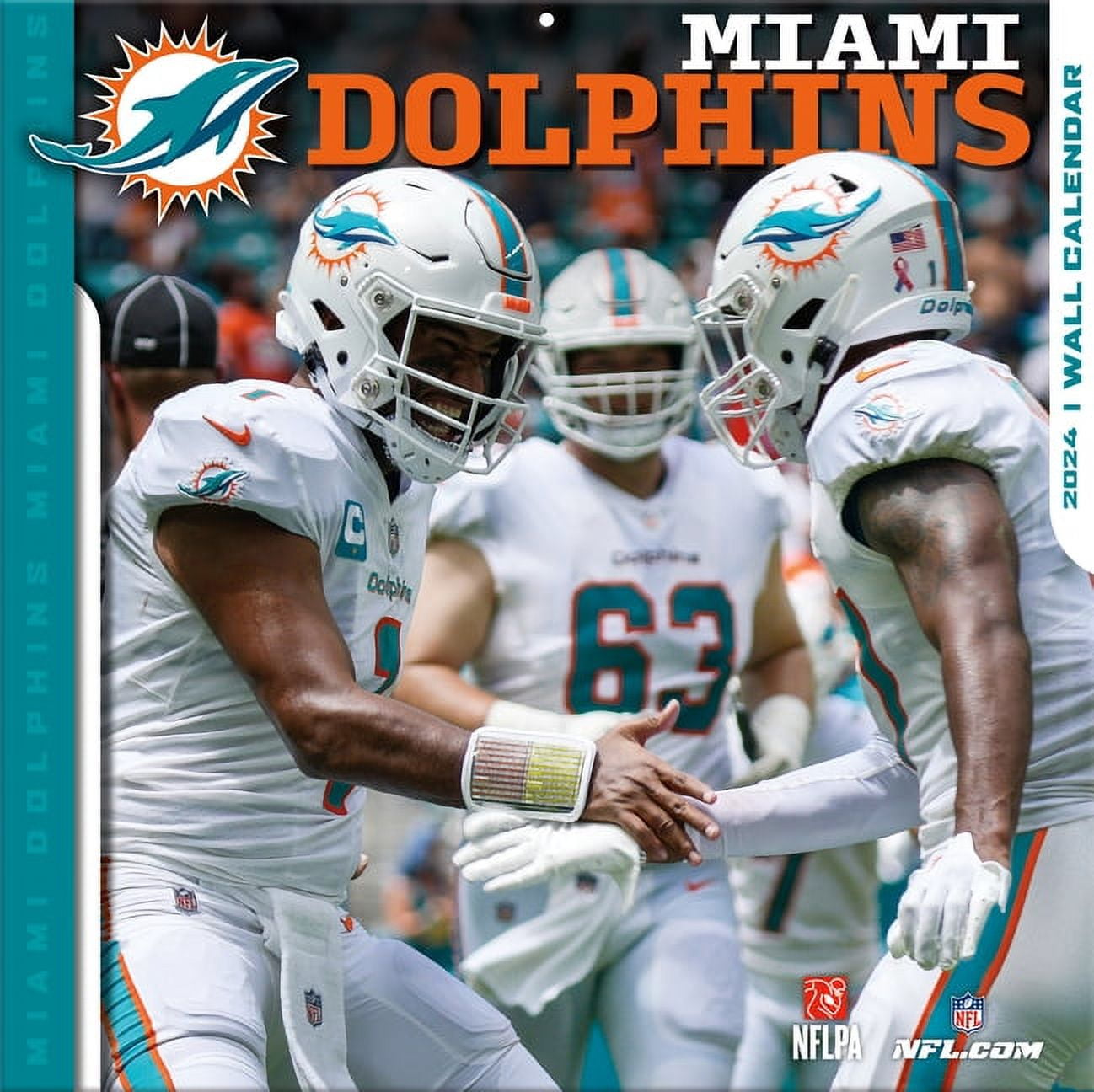 Miami Dolphins 2024 12x12 Team Wall Calendar (Other)