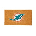 thumbnail image 1 of Miami Dolphins 28" x 16" Logo Turf Mat, 1 of 1