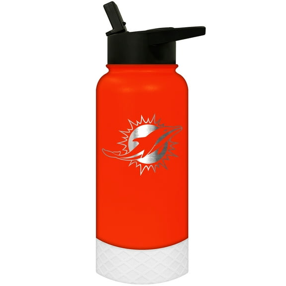 Miami Dolphins 32oz. Logo Thirst Hydration Water Bottle